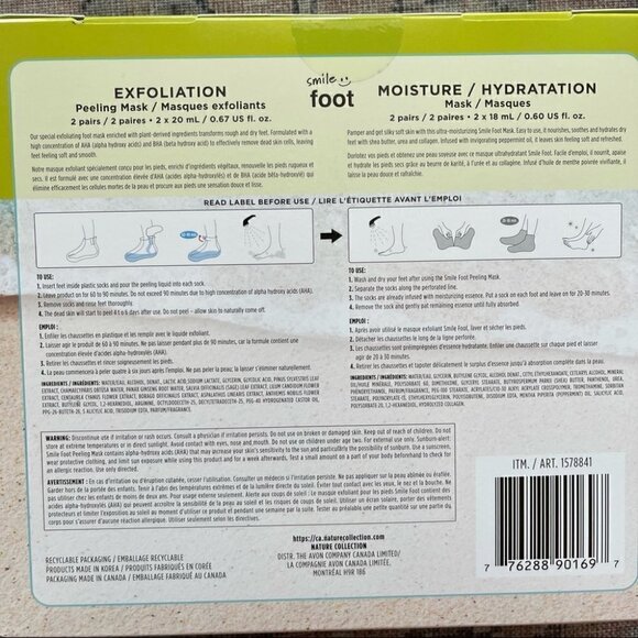 The Face Shop Korean Smile Foot Peeling And Mask Bundle Pack - Picture 4 of 7